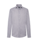 Hackett London Camicia marrone con stampa di piastrelle