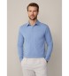 Hackett London Oprana modra polo majica