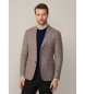 Hackett London Beige Cash wollen jas