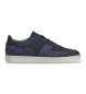 Hackett London Sneakers nubuck brompton blu marino