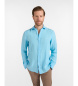 Harmont & Blaine Camisa lisa de lino puro turquesa
