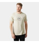 Helly Hansen Core Grafik-T-Shirt beige