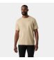 Helly Hansen Core Graphic T 2.0 T-shirt beige