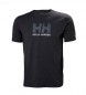 Compar Helly Hansen T-shirt cinzento do logotipo de HH