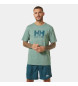 Helly Hansen T-shirt com logótipo Hh verde