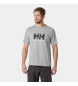 Helly Hansen T-shirt grigia con logo HH