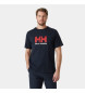 Helly Hansen HH logo T-shirt marinblå