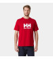 Helly Hansen HH logo T-shirt röd