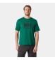 Helly Hansen T-shirt com logótipo HH verde