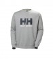 Helly Hansen Hh Logotipo Tripulao Camisola Cinzenta