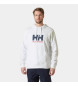 Helly Hansen Logo-hættetrøje 2.0 hvid