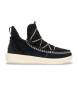 HeyDude Camden Suede Cozy Sneakers black