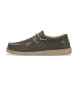 HeyDude Moccasins Wally Braided green