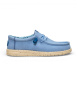 HeyDude Trainers Wally Stretch Canvas blue