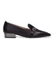 Hispanitas Black Ginebra leather ballet flats
