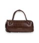 Hispanitas Brown effect handbag