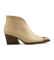 Hispanitas Stivaletti in pelle da cowboy beige