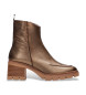 Hispanitas Botins em pele Bronze basalto