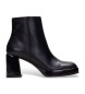 Hispanitas Schwarze Lackleder-Stiefeletten