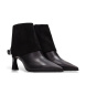 Hispanitas Stiefeletten aus Leder Paris schwarz