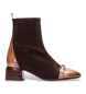 Hispanitas Bottines en cuir Varsovie marron