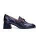 Hispanitas Mocassini in pelle blu navy