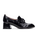 Hispanitas Charlize zwart leren loafers -Helphoogte 4,5 cm