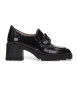 Hispanitas Mocassins en cuir noir