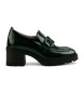 Hispanitas Mocassins en cuir Green Track