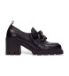Hispanitas Zurich Leather Moccasins black