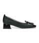 Hispanitas Scarpe in pelle verde blocco