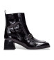 Hispanitas Bottines en cuir Rio noir