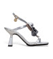 Hispanitas Silver Goya Sandals