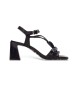 Hispanitas Sandales en cuir Soho Ornament noir