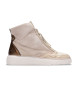 Hispanitas Baskets en cuir beige Bolmet