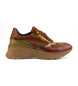 Hispanitas Sneakers in pelle color paprika marrone