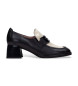 Hispanitas Mocassins en cuir Noir Antifaz