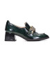 Hispanitas Zapatos de piel Charlize verde -Altura tacón 4.5cm-