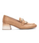 Hispanitas Zapatos de piel Desert marrón -Altura tacón 4.5cm-