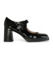 Hispanitas Chaussures Rio en cuir noir