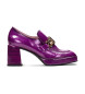 Hispanitas Tokio lilac leather shoes -Heel height 7cm