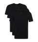 Pack de 3 Camisetas manga corta RN 3P CO 10145963 01 negro