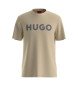 HUGO T-shirt bege Dulivio