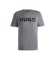 HUGO T-shirt Dulivio grijs