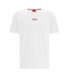 HUGO Camiseta Linked blanco