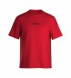 HUGO T-shirt rossa collegata