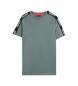HUGO Entspanntes Pyjama-T-Shirt mit grüner Schleife