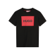 HUGO Maglietta con logo nero