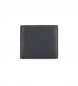 HUGO Plånbok i läder med graverad Loco i svart ask