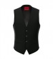 HUGO Waistcoat Vin black